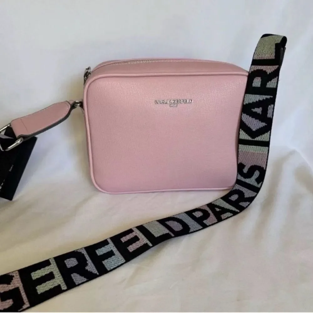 Pink Karl Lagerfeld crossbody